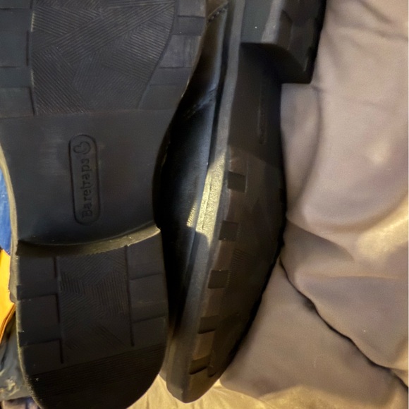 Bare Traps Riding Boots Averil Tall Shaft Ruched Women's 7.5M Side Zip Dark Grey - Picture 3 of 4